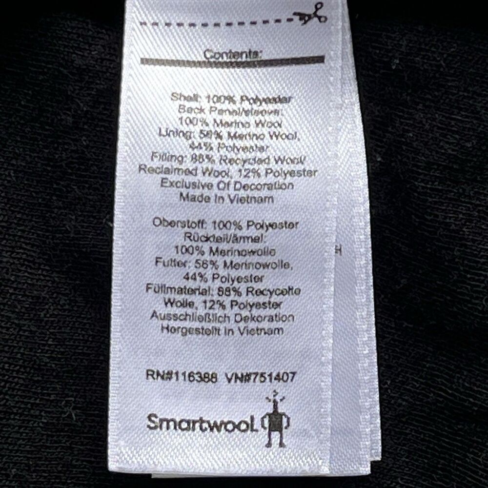 SmartWool Smartloft 60 Jacket Womens M Merino Wool Hiking Base Layer Long Sleeve - Picture 9 of 11